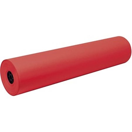Easy-To-Organize 36 in. x 500 ft. Festive Red Paper Art Roll EA3750461